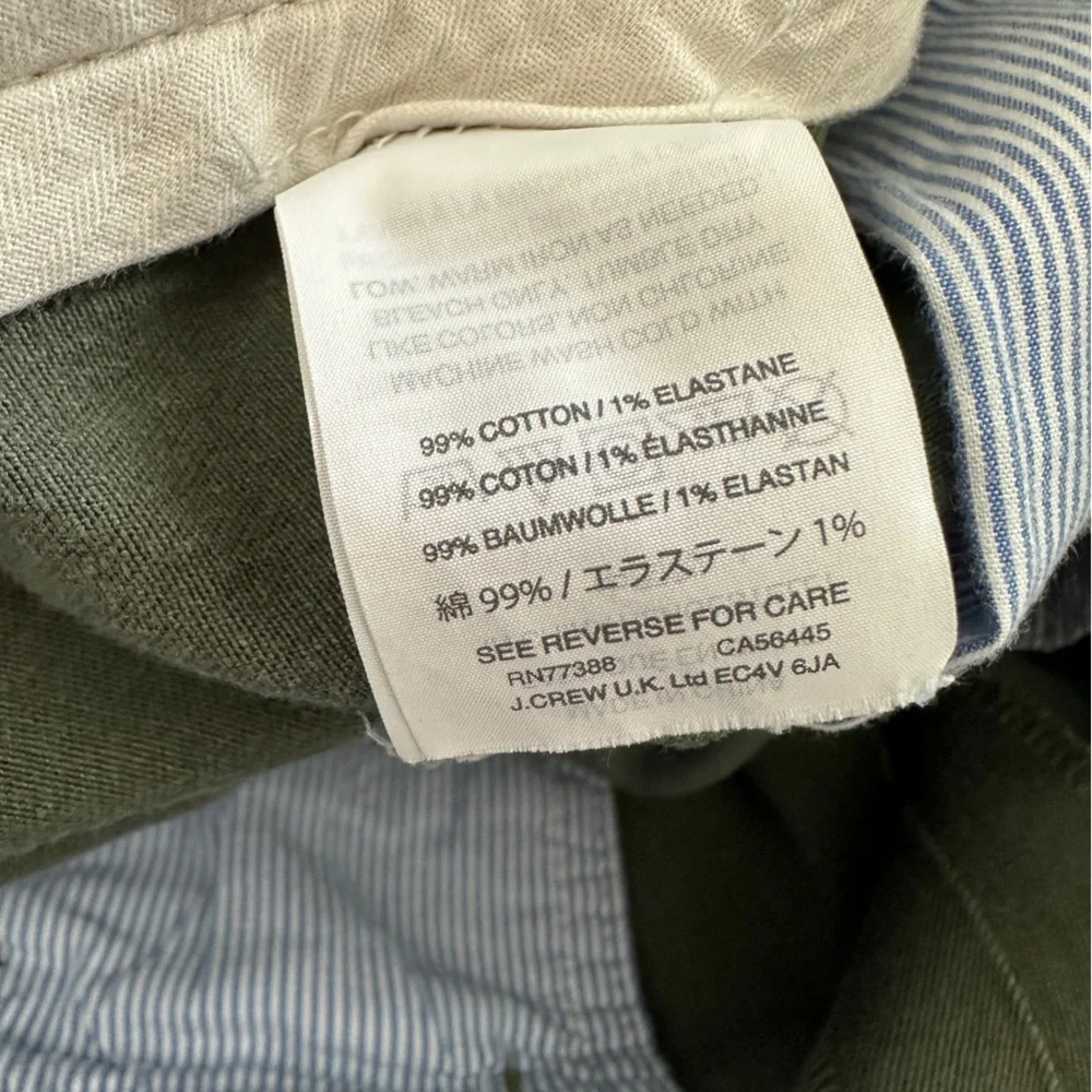 J.‎ Crew Bowery Men’s Business Casual Pants Chinos Slacks 33 x 32
